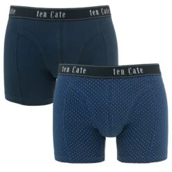 Ten Cate Fine Boxer 2-pack Dots Blauw