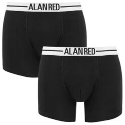 Alan Red 2-pack Boxers Lasting Zwart