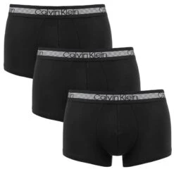 Calvin Klein Cooling 3-pack Boxer Trunks Zwart