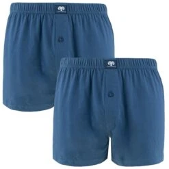 CECEBA 2-pack Wijde Boxershorts Blauw