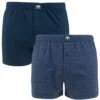 CECEBA 2-pack Wijde Boxershorts Print Blauw