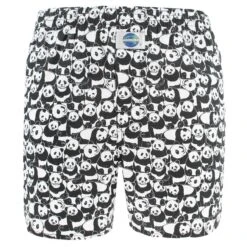 DEAL Wijde Boxershort Panda Zwart & Wit