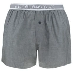 Emporio Armani Wijde Boxershort Grijs