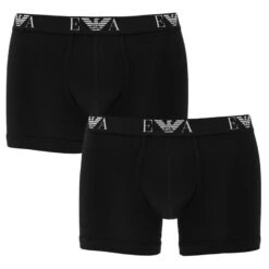 Emporio Armani 2-pack Boxers Stretch Zwart