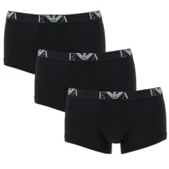 Emporio Armani 3-pack Boxers Stretch Zwart II