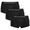 Emporio Armani 3-pack Boxers Cotton Zwart