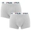 FILA 2-pack Boxers Basic Grijs