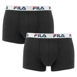 FILA 2-pack Boxers Basic Zwart