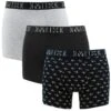 HOM 3-pack Boxers Rayan Zwart & Grijs