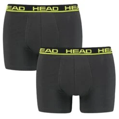 HEAD 2-pack Boxers Basic II Grijs