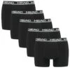 HEAD 5-pack Boxers Basic Zwart & Wit