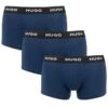 Hugo Boss HUGO 3-pack Boxer Trunks Basic Logo Blauw