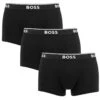 Hugo Boss BOSS Power 3-pack Boxer Trunks Zwart