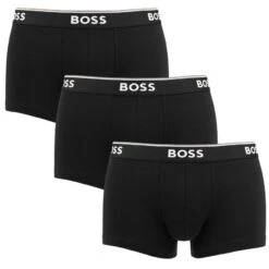 Hugo Boss BOSS Power 3-pack Boxer Trunks Zwart