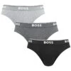 Hugo Boss BOSS Power 3-pack Herenslips Grijs & Zwart