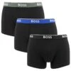 Hugo Boss BOSS Power 3-pack Boxer Trunks Basic Combi Zwart