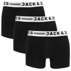 Jack & Jones 3-pack Boxers Sense Zwart