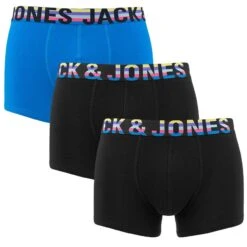 Jack & Jones 3-pack Boxers Mix Type Zwart & Blauw