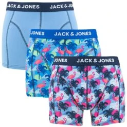 Jack & Jones 3-pack Boxers Pueblo Blauw