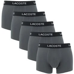 Lacoste 5-pack Boxers Basic Grijs