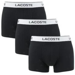 Lacoste 3-pack Boxers Casual Cotton Stretch Zwart