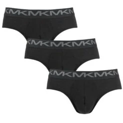 Michael Kors 3-pack Low Rise Slips Basic Zwart