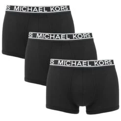 Michael Kors 3-pack Microfiber Boxer Trunks Zwart