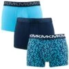 Michael Kors 3-pack Boxer Trunks All Over Logo Blauw