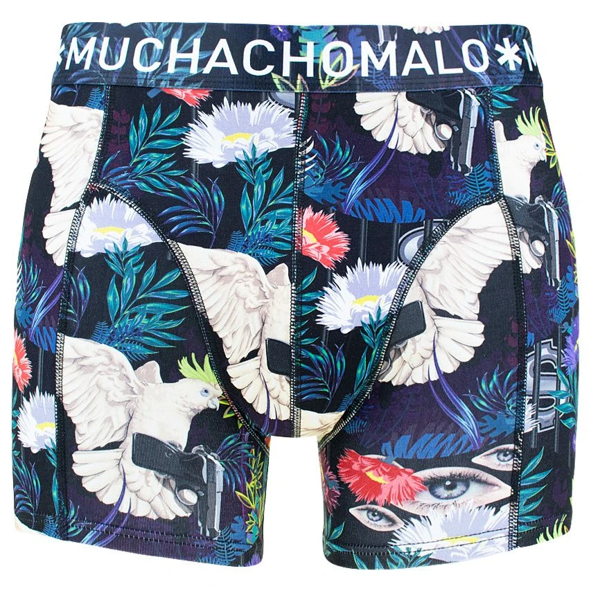 Muchachomalo 4-pack Boxers Baretta Blue Hawai Multi - Afbeelding 6