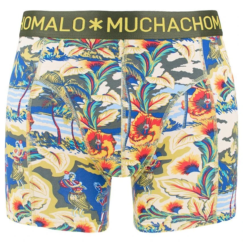 Muchachomalo 4-pack Boxers Baretta Blue Hawai Multi - Afbeelding 8