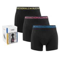 Muchachomalo 3-pack Boxers Game Zwart