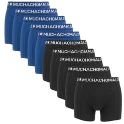 Muchachomalo 10-pack Boxers Zwart & Blauw