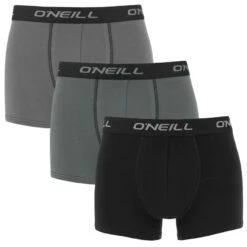O'Neill 3-pack Boxers Grijs & Zwart