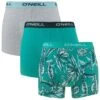 O'Neill 3-pack Boxers Multi Flowers Groen & Grijs