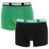 PUMA 2-pack Boxers Basic Groen & Zwart IV