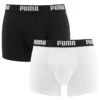 PUMA 2-pack Boxers Basic Zwart & Wit