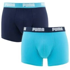 PUMA 2-pack Boxers Basic Blauw XII
