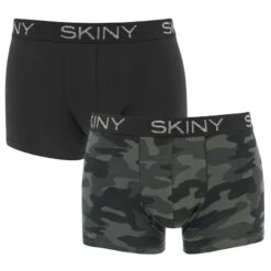 SKINY Selection 2-pack Boxers Camo & Zwart