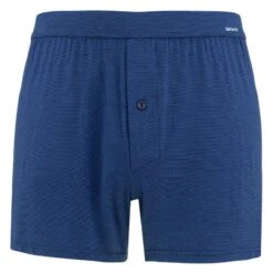 SKINY Bamboe Cooling Deluxe Wijde Boxer Stripe Blauw