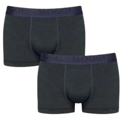 Sloggi Ever Cool 2-pack Boxer Trunks Stripe Zwart